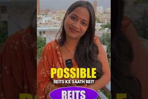 REIT stands for Real Estate Investment Trust🔥💰#reits #investment