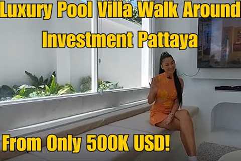 Luxury Pool Villa Investment Pattaya - 7% Guaranteed Returns, Buyback Guarantee &amp; Lifetime Warranty!