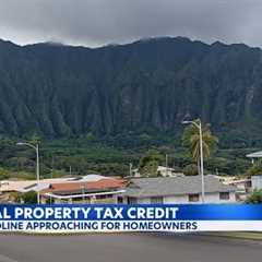 Oahu homeowners’ Real Property Tax Credit deadline is September 30