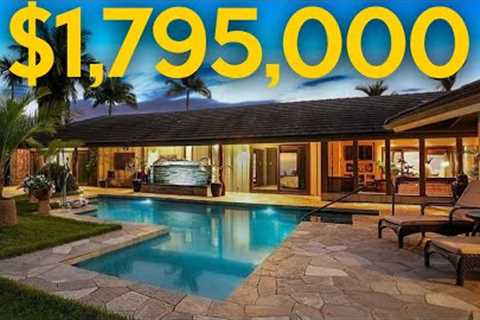 Hawaii Real Estate Classic Kona House with Ocean Views and a Private Pool