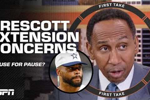 Dak Prescott CAN'T BE TRUSTED⁉ Stephen A. says Jerry Jones' trepidation is JUSTIFIED 👀 | First Take