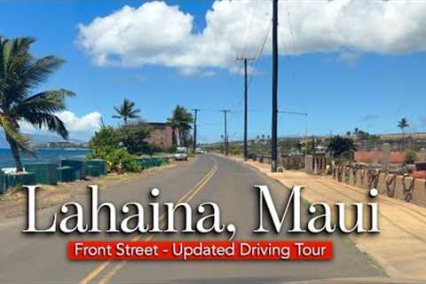 FRONT Street in LAHAINA - Updated Driving Tour + MAUI Building Info
