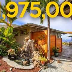 RESORT STYLE Home with a pool and ocean views in Kona! $1,975,000