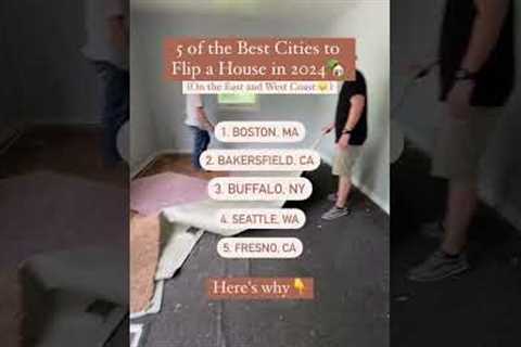 5 Best Cities for Flipping Houses in 2024 (On the East and West Coast ) #funny #flippinghouses