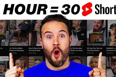 How to Make 30 Youtube Shorts in 1 Hour Using AI