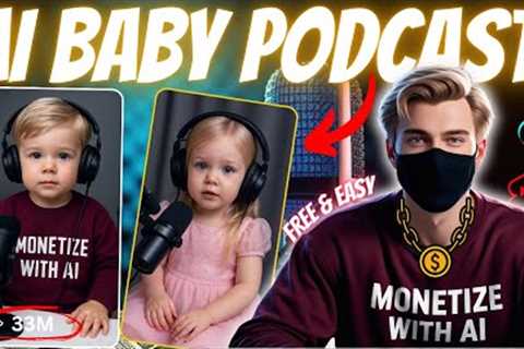 How to Make Viral Ai Baby Podcast Videos (Free & Easy!) 👶🎙  Step-by-Step Tutorial