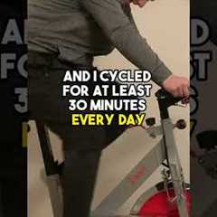 I tried an 18 day cycling challenge to lose weight