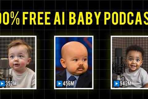How to Create Viral AI Baby Podcast Videos (Free & Easy!)  Step-by-Step Guide