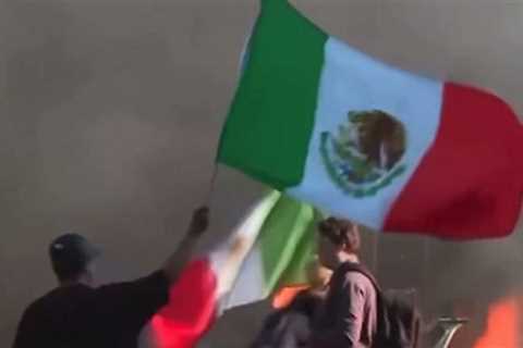 REPORT: LA Rioters Now Distributing American Flags After Realizing the Horrible Optics of Waving Foreign Flags for Days