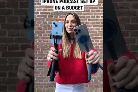 Budget Podcast Setup Record &amp; Edit with Your Phone