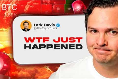 Crypto Crashes Hard!!!