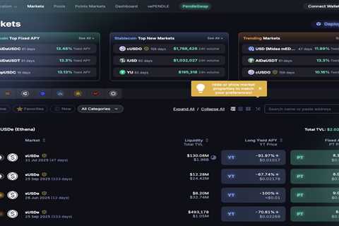 Pendle Deep Dive: Tokenized Yield and Fixed Yield in DeFi