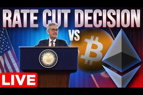 Fed Meeting LIVE🔴Jerome Powell Rate Cut Decision vs Crypto Market🚨
