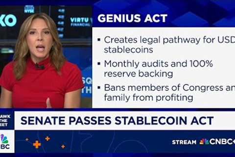 Stablecoin showdown moves to the House after Senate clears crypto’s landmark bill