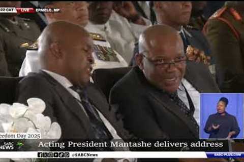 Freedom Day 2025 | Acting President Gwede Mantashe reflects on democracy in keynote address