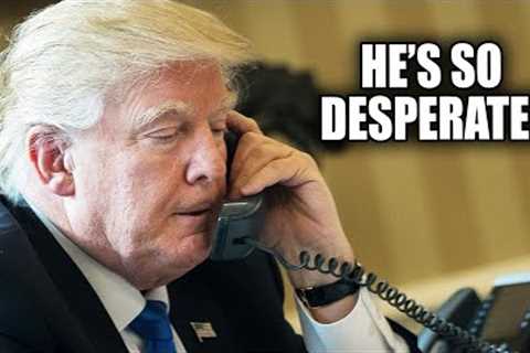 Leaked Phone Call Reveals Trump’s Sad Attempt To Save His Political Career
