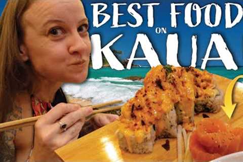 The Best Food in Kapa'a Hawaii! (Kauai Food Tour)