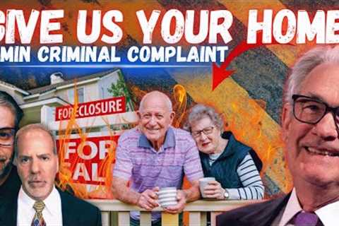 Property Tax FORECLOSURES Skyrocket | Seizing Senior Citizen Homes