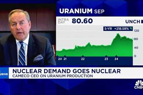 As countries phase out Russian fuel 'they're coming our way', says Cameco CEO Tim Gitzel