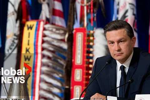 Poilievre visits northern Canada after electoral map redrawn