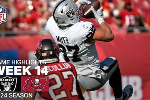 Las Vegas Raiders vs. Tampa Bay Buccaneers Game Highlights | NFL 2024 Season Week 14