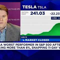 Hard to justify Tesla's valuation without robotaxis, says Guggenheim's Ronald Jewsikow