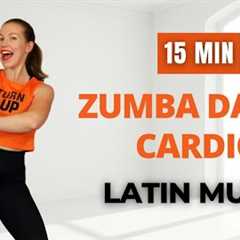 15 Min Zumba Cardio Workout | Beginners LATIN DANCE ZUMBA CLASS | Walk to Lose Weight at Home
