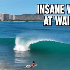 BEST WAIKIKI Surf Day of 2025 So Far? ( Surfing Oahu Hawaii )