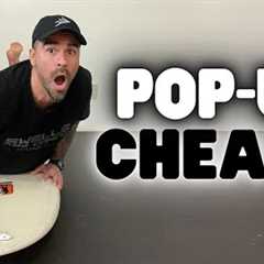 Pop Up On Your Surfboard Using 1/2 The Effort (Surf Tips)