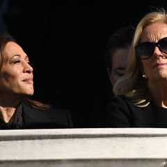 ‘Tension’ high as Kamala Harris and the Bidens make first public appearance post-election loss