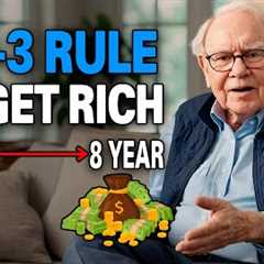 The 8-4-3 Rule: Accumulate Money Fast and Get Rich (Even Starting Late)