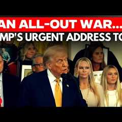 LIVE: 'Declared An All Out War..' Trump Emergency Address To Americans As He Signs Major Bill For US