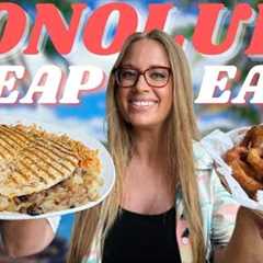 12 CHEAP EATS You Must Try in HONOLULU HAWAII!