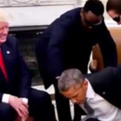 President Trump Sets Internet on Fire with Video of Obama Getting Arrested by FBI Agents and Tossed Into Jail