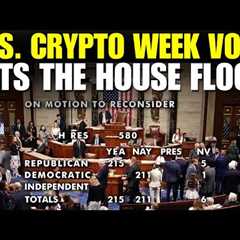 US House LIVE | Vote on ‘Crypto Week’ GENIUS Act | Trump Latest News | US Crypto Bill | Bitcoin News