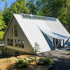 In the Washington Woods, a Striking Steel A-Frame Seeks $1.8M