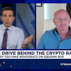 Galaxy CEO Michael Novogratz: Ether has a chance to outperform bitcoin in the next 3-6 months