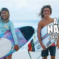 SURFING PIPELINE IN HAWAII with Jackson Dorian | Sky & Ocean Vlogs