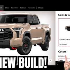 Price Keeps Going Up! 2025 Toyota Tundra Build Configurator Is LIVE