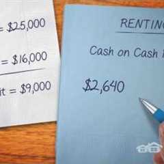 Renting vs Selling by the Numbers - Back of the Napkin Test