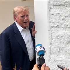 (VIDEO) President Trump Takes Questions After Returning from Scotland – Comments on New York Shooting