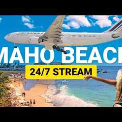 World famous Plane Beach ✈️ -  Maho Beach Sint Maarten SXM