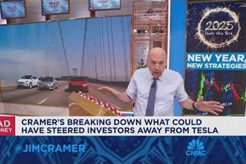 Jim Cramer on if its too late to invest in Tesla