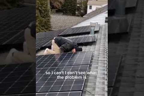 Watch this before installing solar panels on your roof. #roofing #solarpanelsinstallation