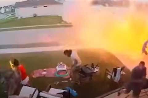CLASSIC: Viral Video From 2022 Shows the Moment a Family’s Yard Turned Into a WAR ZONE Due to a Fireworks Mishap