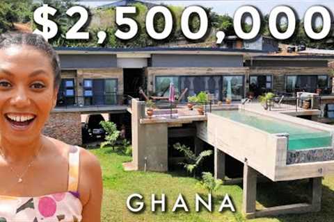 DREAMY OFF-GRID 8 BEDROOM HOUSE TOUR ABURI MOUNTAINS | WHAT $2,500,000 GETS YOU IN GHANA