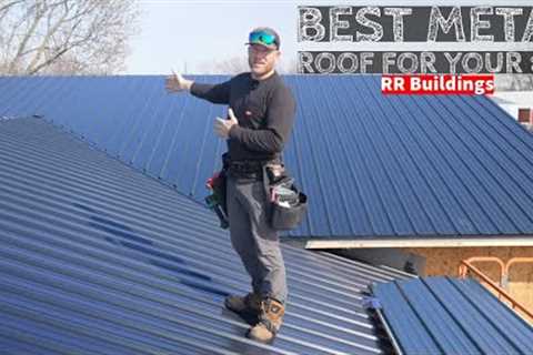 Best Life Time Metal Roof Install for your $$$: Modest House Build Ep 14