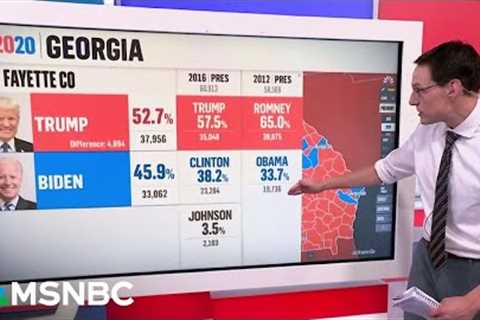 Kornacki: If all goes according to plan, we are going to get a ton of votes from Georgia very fast
