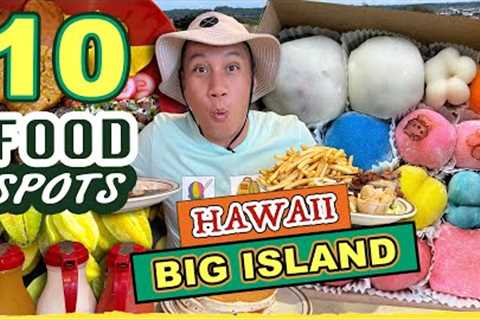 ULTIMATE FOOD TOUR in Big Island – 10 Hilo Food Spots: Best HAWAII Local Food Ever (Massive Eats)