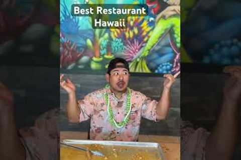 Experience the taste of perfection at Hawaii's top restaurant